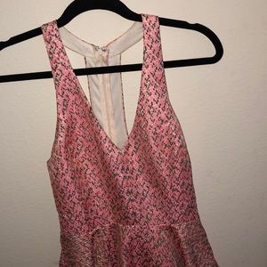 Francesca’s pink dress